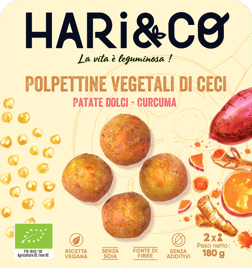 Polpettine vegetali di ceci