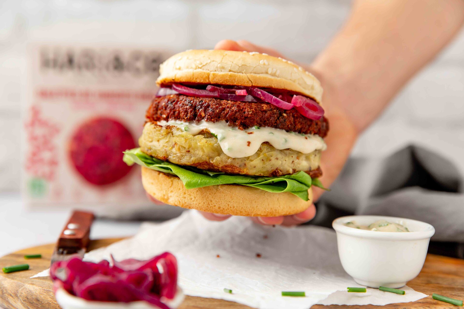 RECETTE Burger veggie et galette de haricots rouges ⋆ Hari&co