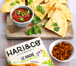 Recette végétale avec du haché quesadillas végétariennes